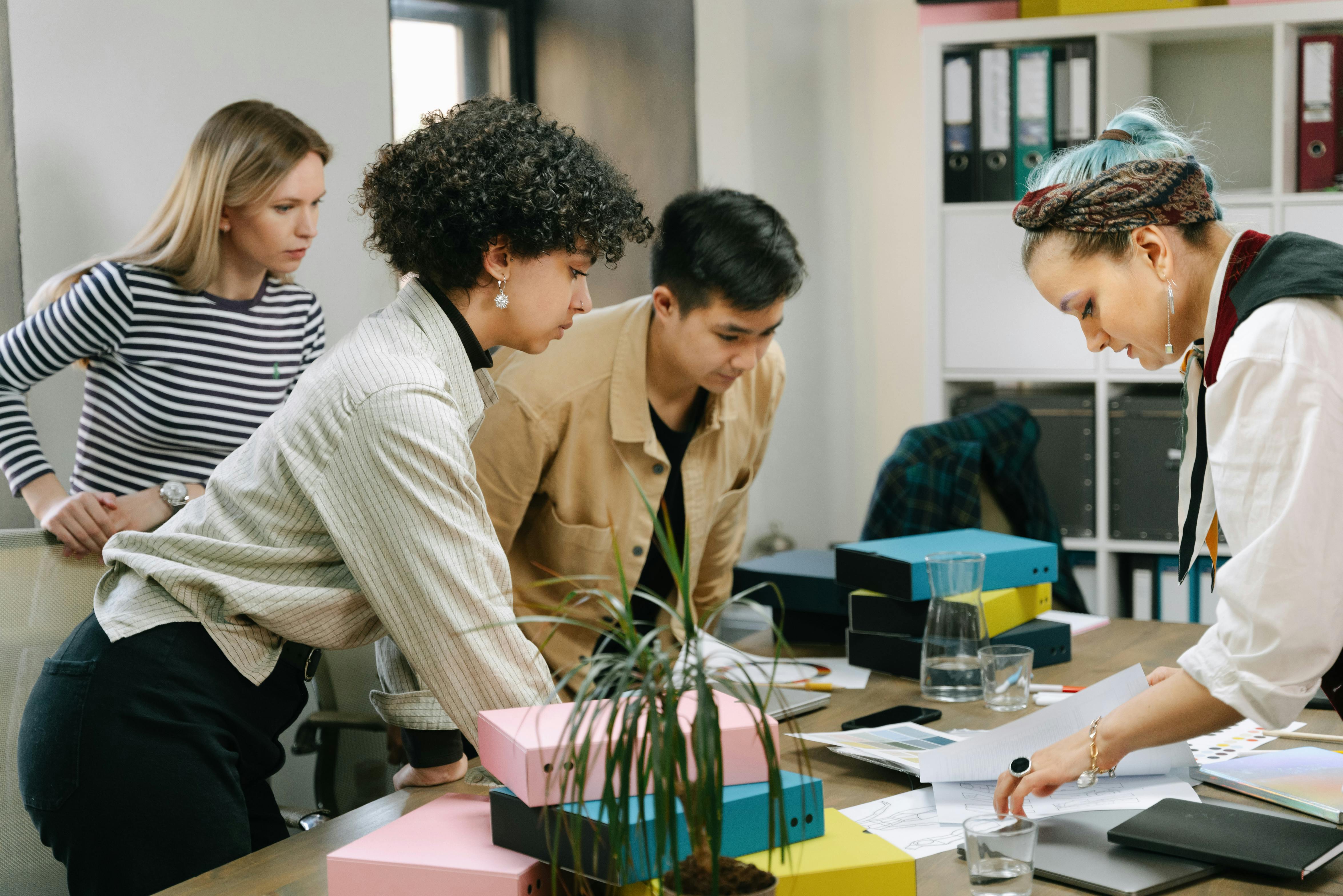 Male architect in office
